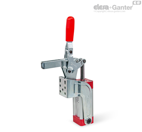 GN 862.1-APVS Pneumatic Toggle Clamps Forked clamping arm, with